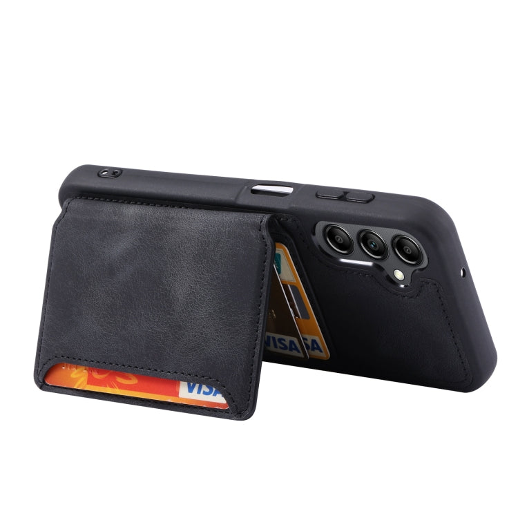 For Samsung Galaxy A54 5G Skin Feel Dream Anti-theft Brush Shockproof Portable Skin Card Bag Phone Case