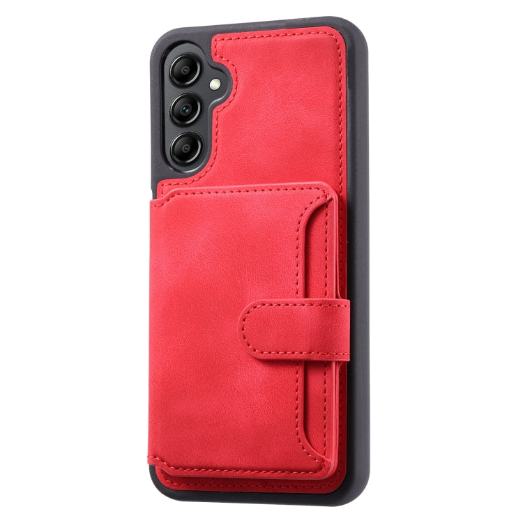 For Samsung Galaxy A54 5G Skin Feel Dream Anti-theft Brush Shockproof Portable Skin Card Bag Phone Case