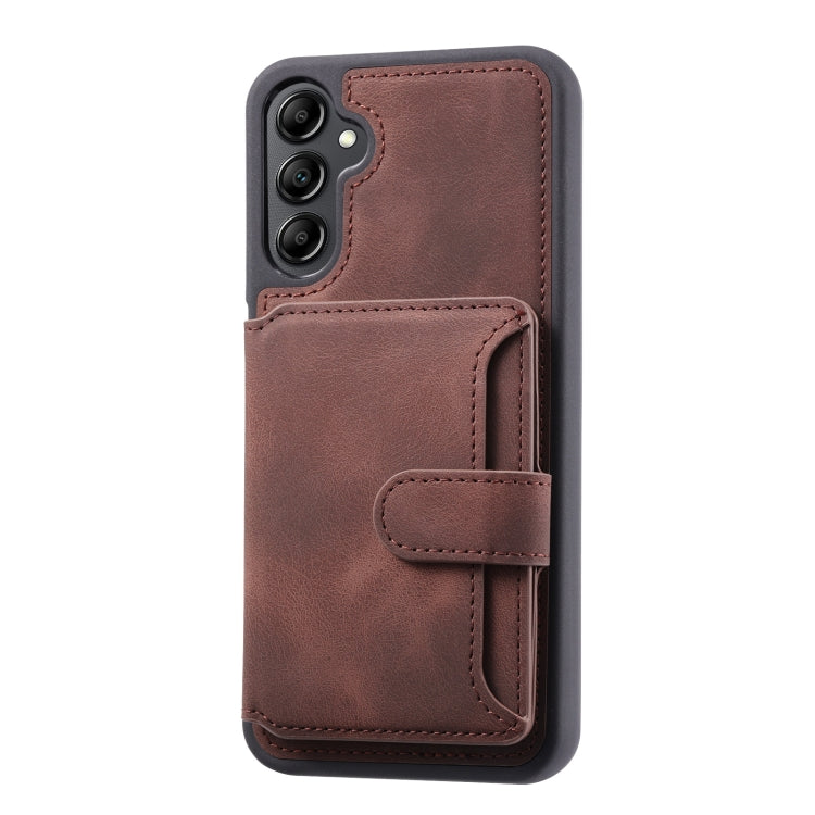 For Samsung Galaxy A54 5G Skin Feel Dream Anti-theft Brush Shockproof Portable Skin Card Bag Phone Case