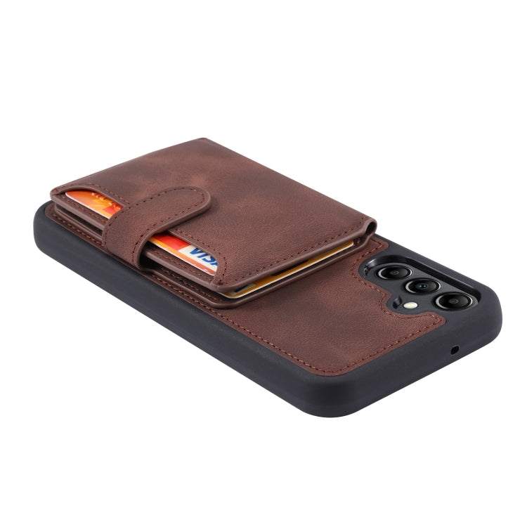 For Samsung Galaxy A54 5G Skin Feel Dream Anti-theft Brush Shockproof Portable Skin Card Bag Phone Case