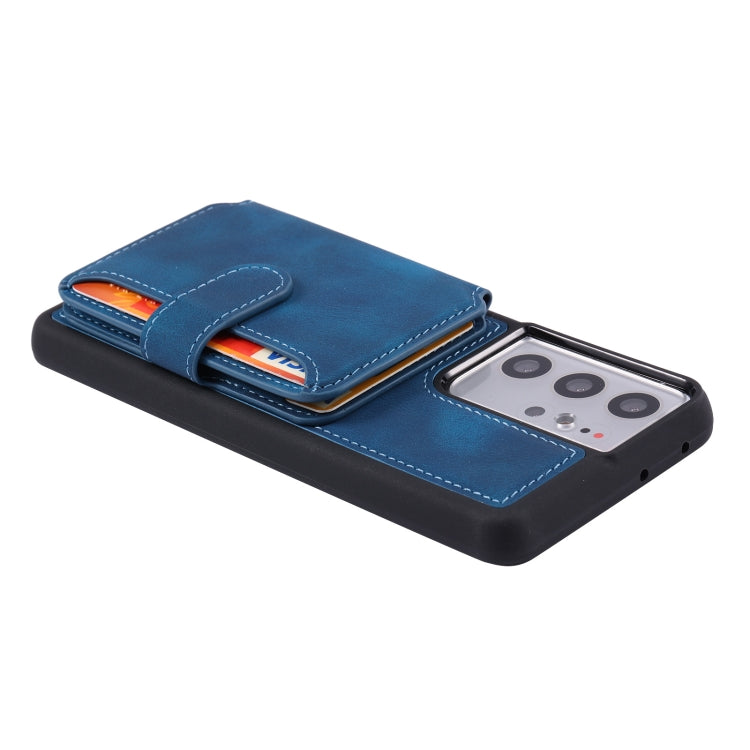For Samsung Galaxy S20 Ultra Skin Feel Dream Anti-theft Brush Shockproof Portable Skin Card Bag Phone Case