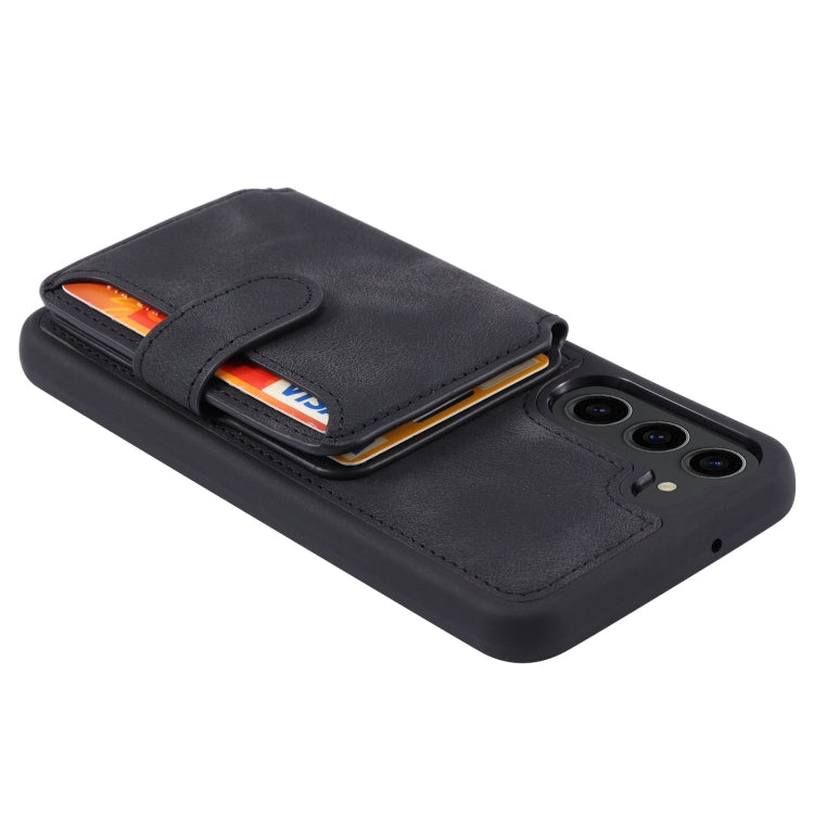 For Samsung Galaxy S23 5G Skin Feel Dream Anti-theft Brush Shockproof Portable Skin Card Bag Phone Case