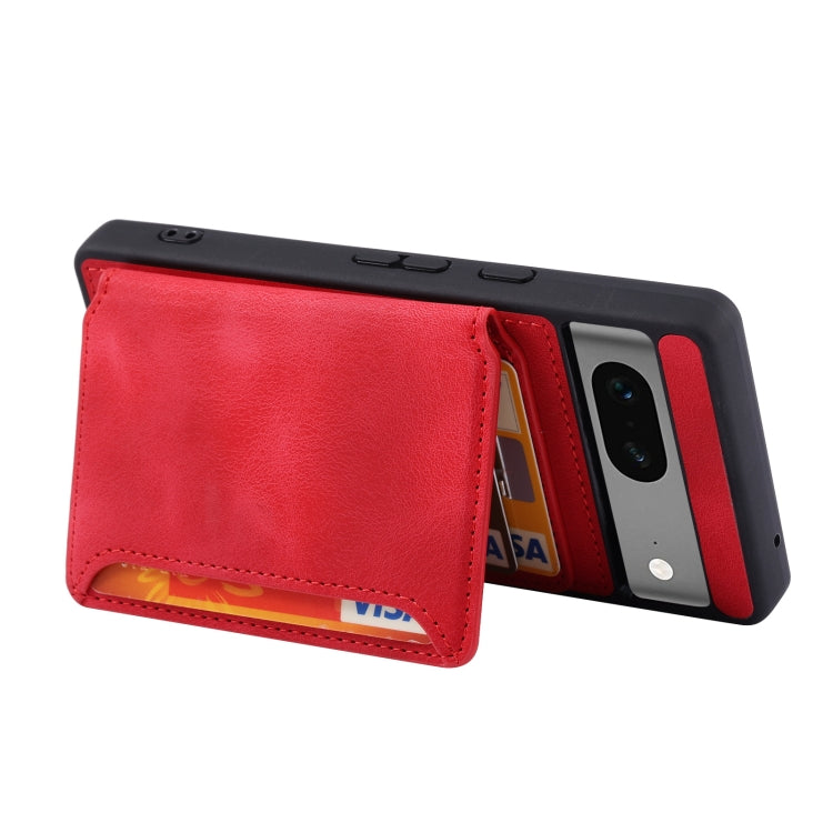 For Google Pixel 7a Skin Feel Dream Anti-theft Brush Shockproof Portable Skin Card Bag Phone Case