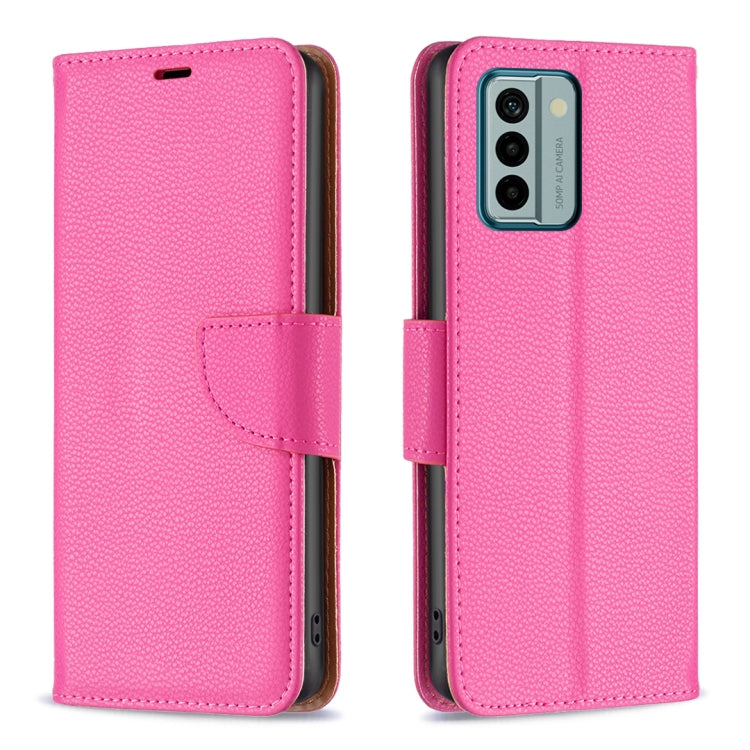 For Nokia G22 Litchi Texture Pure Color Leather Phone Case