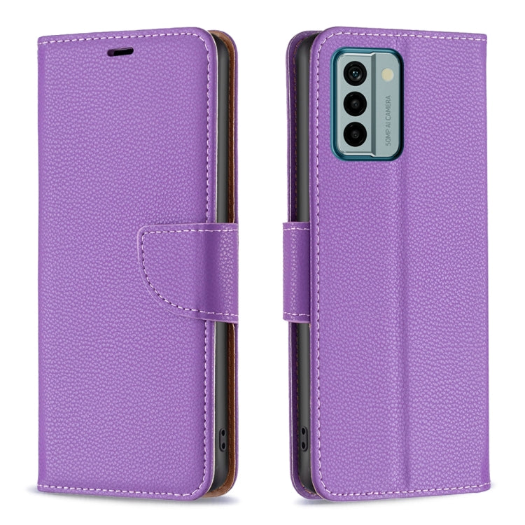 For Nokia G22 Litchi Texture Pure Color Leather Phone Case
