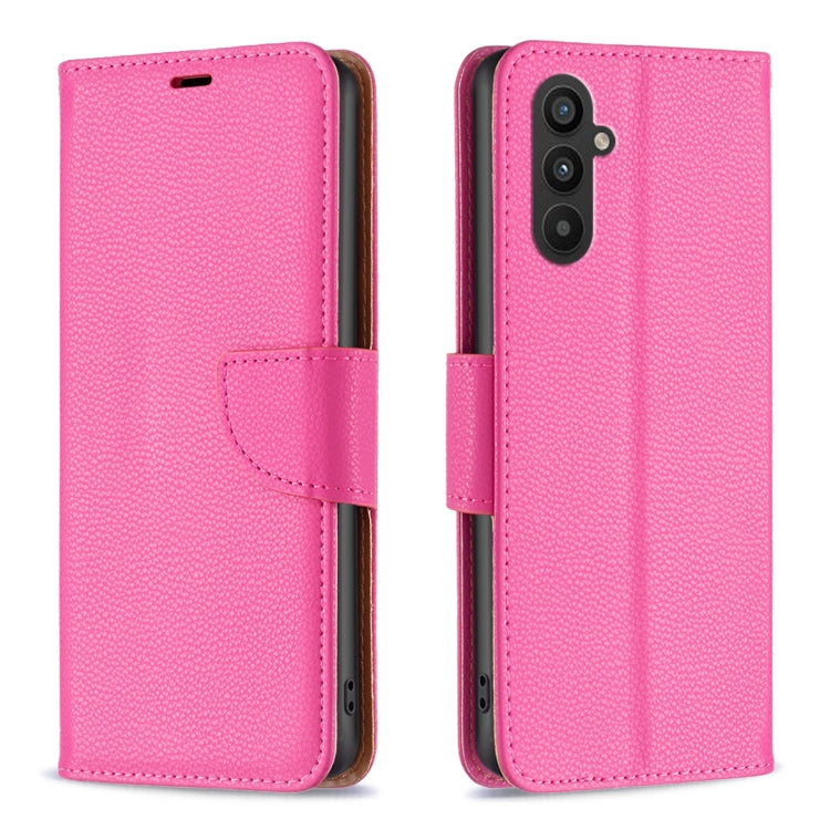 For Samsung Galaxy A24 4G Litchi Texture Pure Color Leather Phone Case
