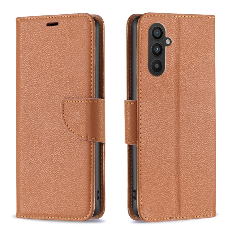 For Samsung Galaxy A24 4G Litchi Texture Pure Color Leather Phone Case