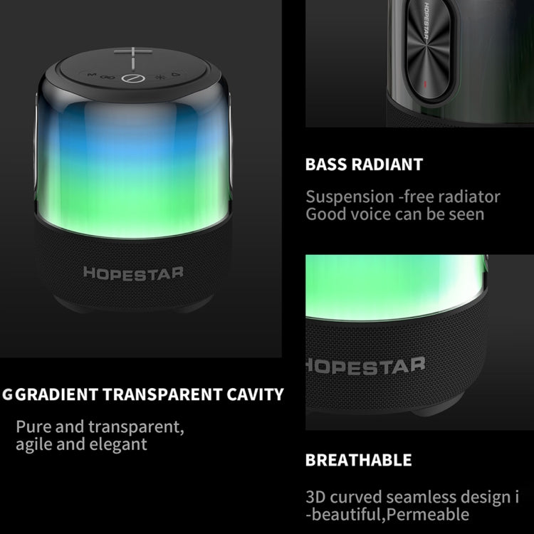 HOPESTAR SC-01 Waterproof LED Light Wireless Bluetooth Speaker