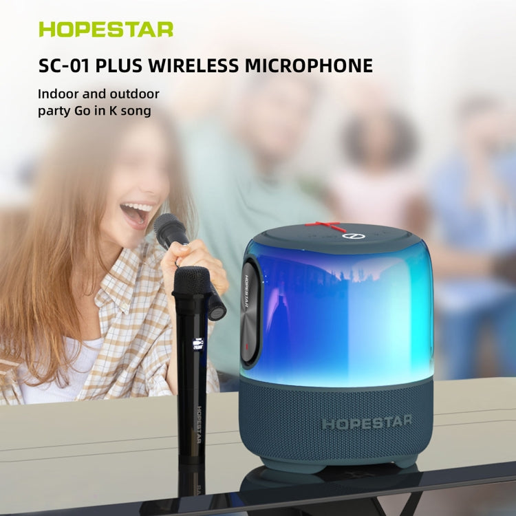 HOPESTAR SC-01 Waterproof LED Light Wireless Bluetooth Speaker