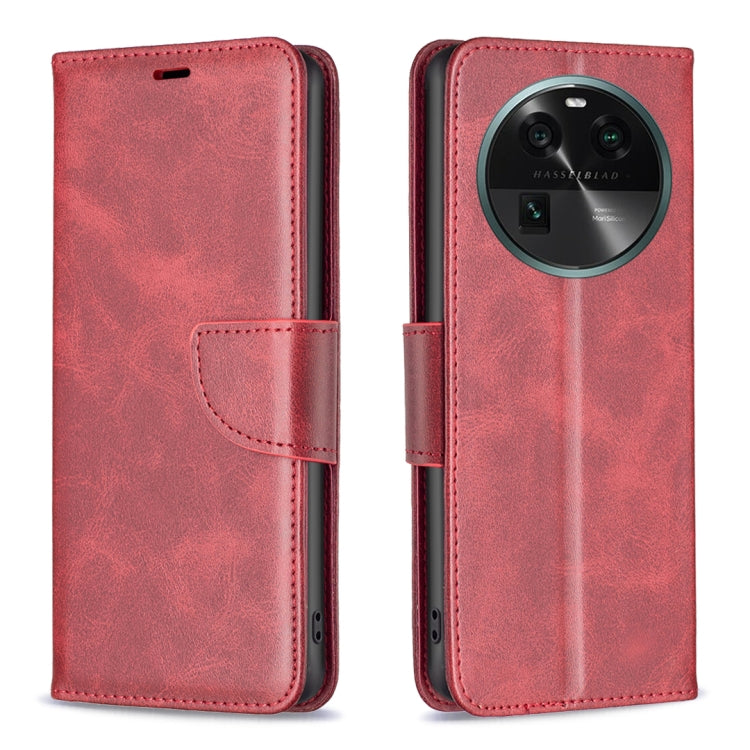 For OPPO Find X6 5G Lambskin Texture Leather Phone Case