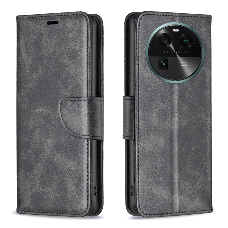 For OPPO Find X6 5G Lambskin Texture Leather Phone Case