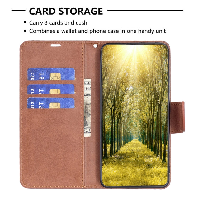 For Xiaomi Redmi Note 12 4G Global Lambskin Texture Leather Phone Case