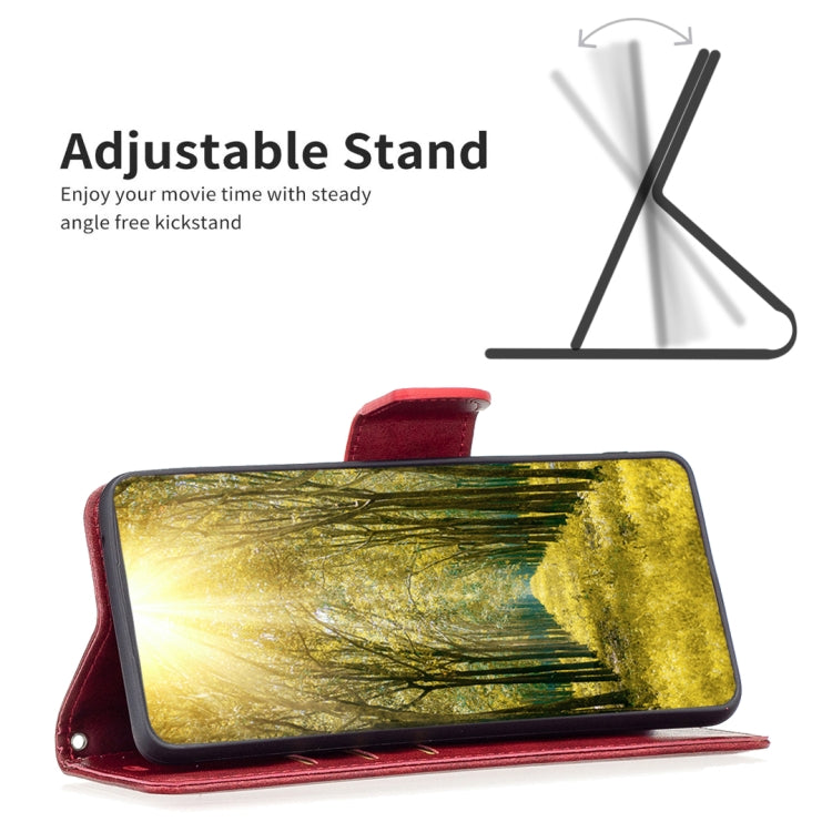 For Xiaomi Redmi Note 12 4G Global Lambskin Texture Leather Phone Case