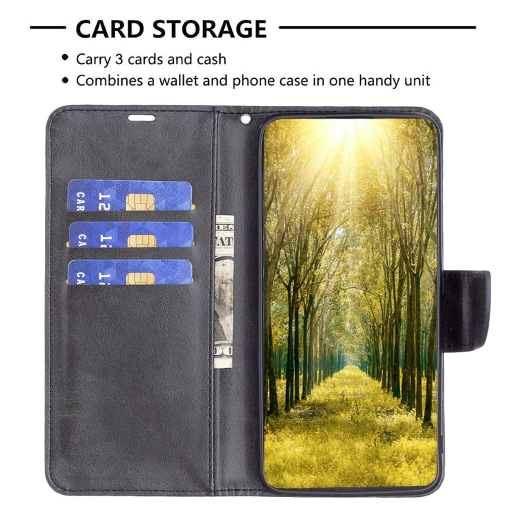 For Xiaomi Redmi Note 12 4G Global Lambskin Texture Leather Phone Case