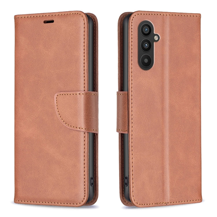 For Samsung Galaxy A24 4G Lambskin Texture Leather Phone Case