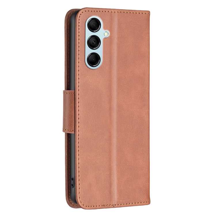 For Samsung Galaxy M14 5G Lambskin Texture Leather Phone Case