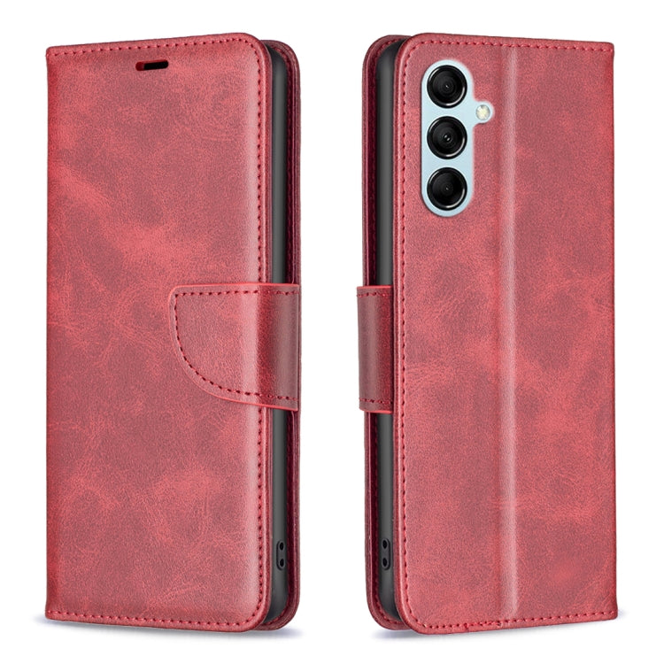 For Samsung Galaxy M14 5G Lambskin Texture Leather Phone Case