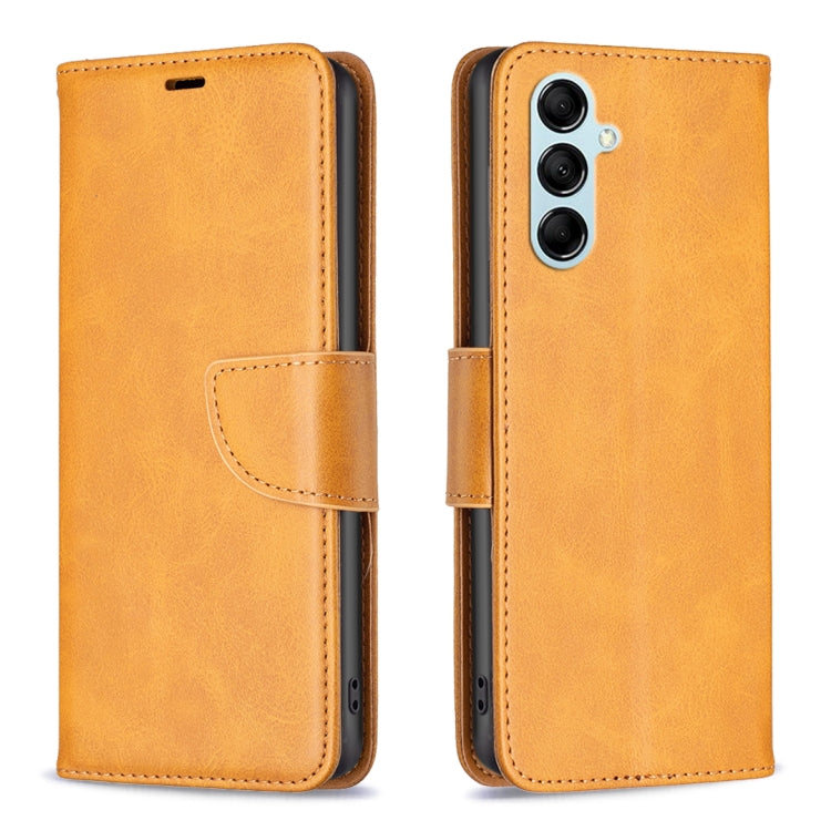 For Samsung Galaxy M14 5G Lambskin Texture Leather Phone Case