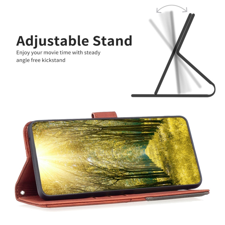 For Xiaomi Redmi Note 12 4G Global Magnetic Buckle Rhombus Texture Leather Phone Case