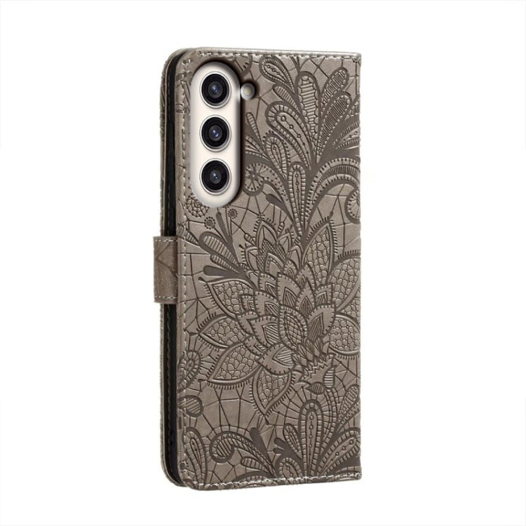 For Samsung Galaxy S23+ 5G Lace Flower Embossing Flip Leather Phone Case