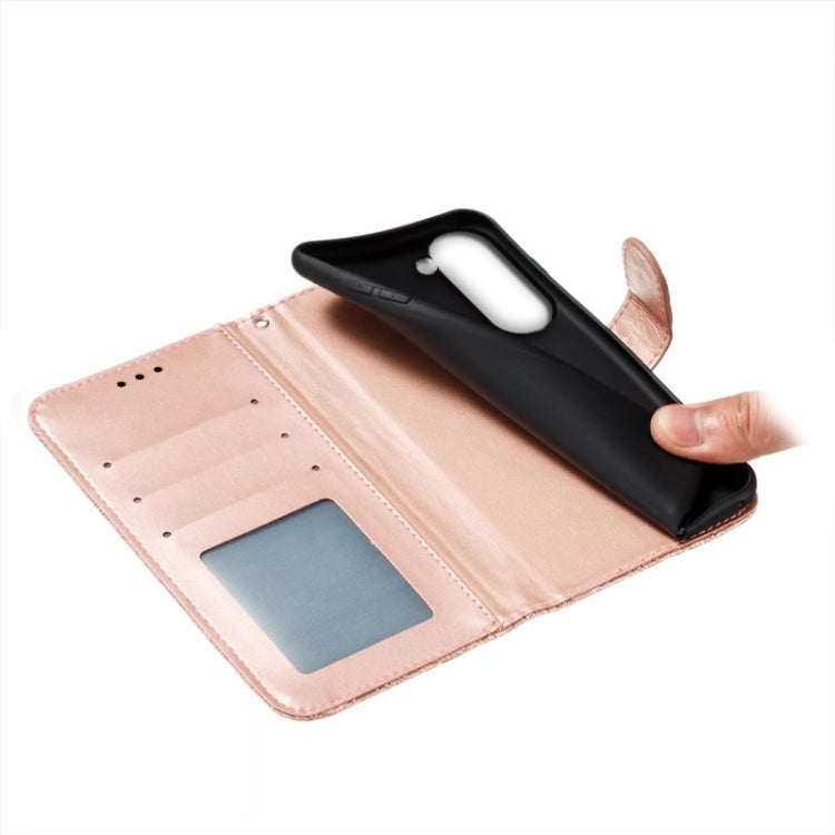 For Samsung Galaxy S23+ 5G Lace Flower Embossing Flip Leather Phone Case