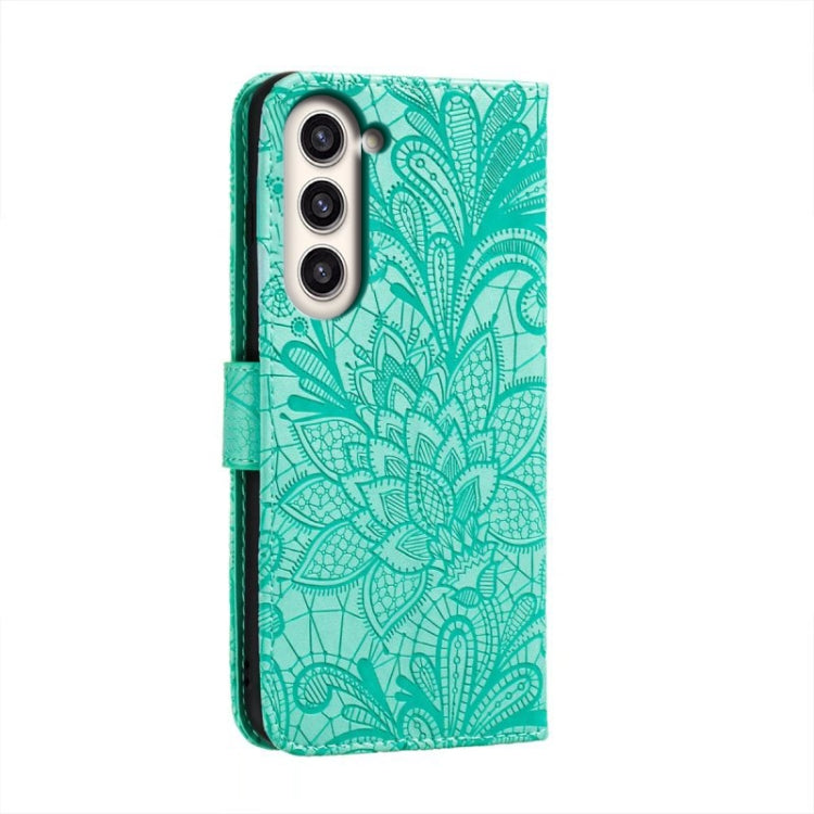 For Samsung Galaxy S23+ 5G Lace Flower Embossing Flip Leather Phone Case