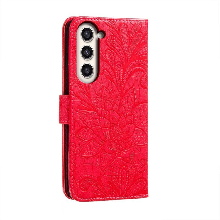 For Samsung Galaxy S23+ 5G Lace Flower Embossing Flip Leather Phone Case
