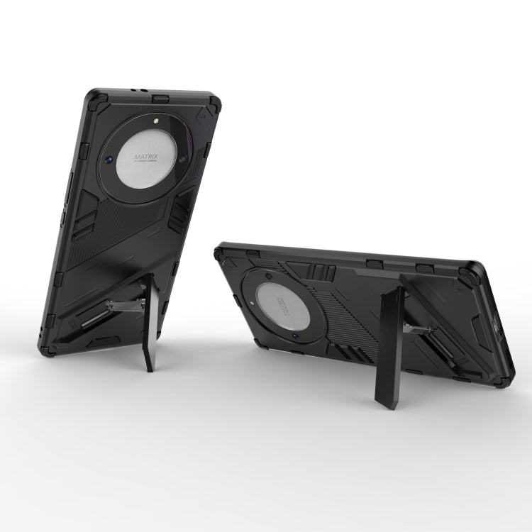 For Honor X9a/X40 5G/Magic5 Lite Punk Armor PC + TPU Phone Case with Holder