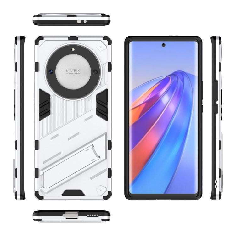 For Honor X9a/X40 5G/Magic5 Lite Punk Armor PC + TPU Phone Case with Holder