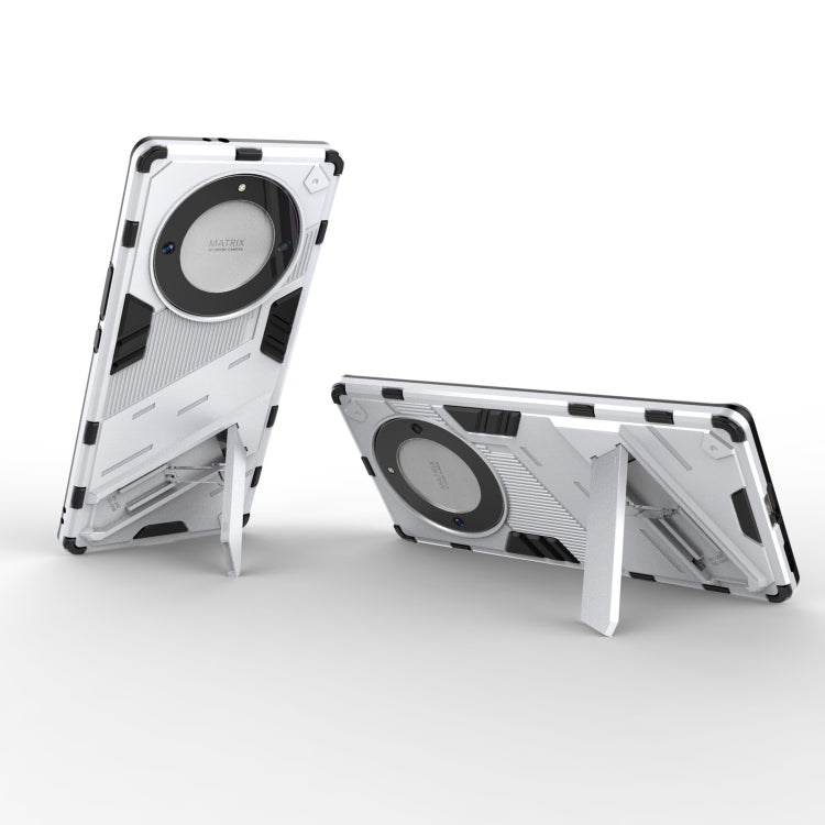 For Honor X9a/X40 5G/Magic5 Lite Punk Armor PC + TPU Phone Case with Holder