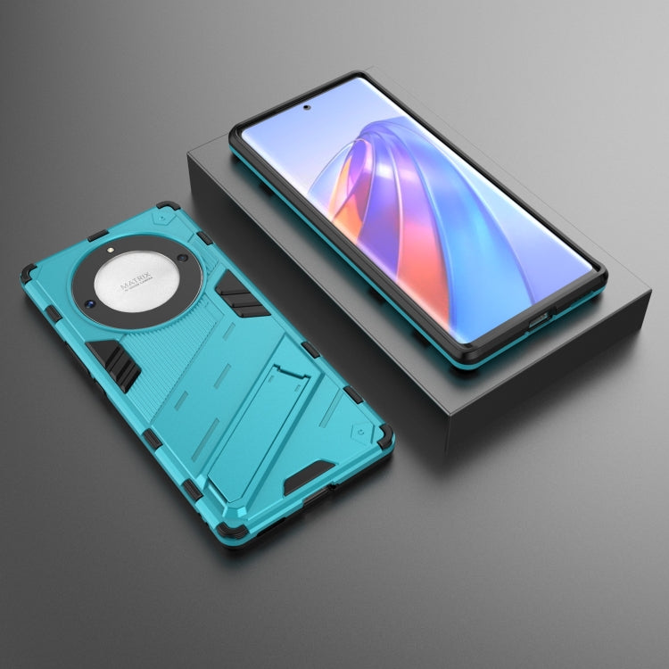 For Honor X9a/X40 5G/Magic5 Lite Punk Armor PC + TPU Phone Case with Holder