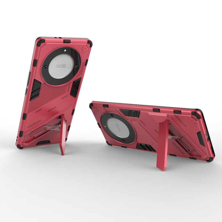 For Honor X9a/X40 5G/Magic5 Lite Punk Armor PC + TPU Phone Case with Holder