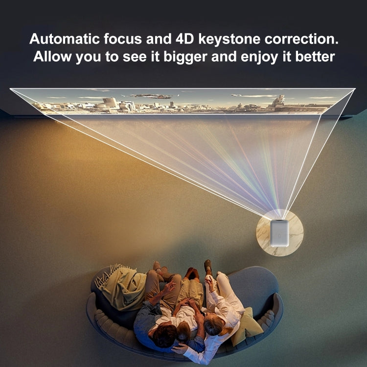 MECOOL KP2 1920x1080P 600ANSI Lumens Portable Mini LED Smart Projector