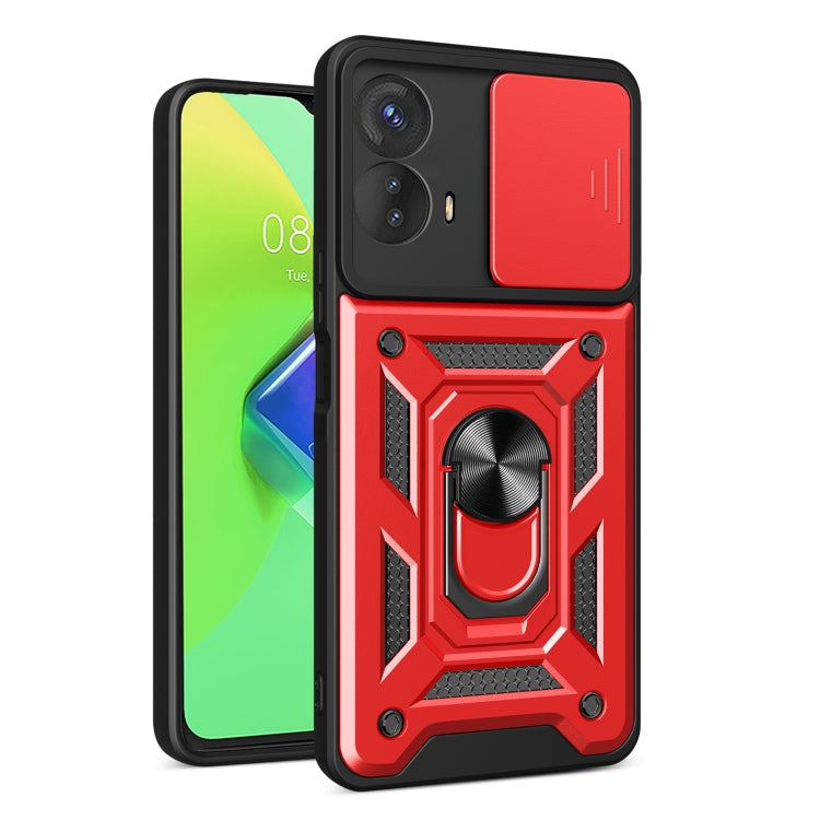 For Motorola Moto G53 5G Sliding Camera Cover Design TPU+PC Phone Case