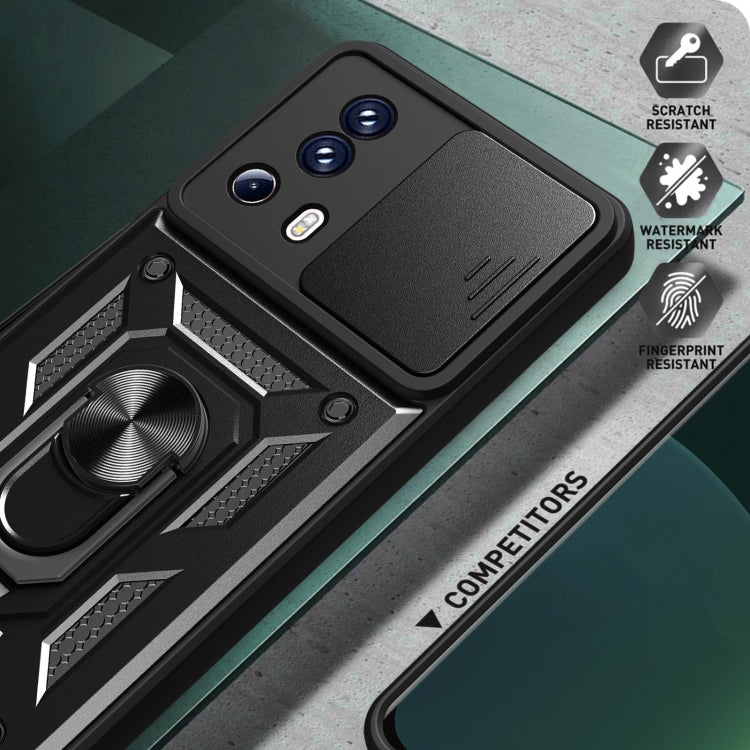 For Xiaomi Civi 2 5G / 13 Lite Sliding Camera Cover Design TPU+PC Phone Case