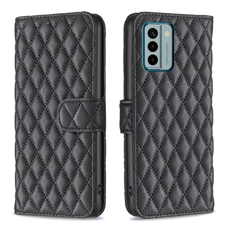 For Nokia G22 Diamond Lattice Wallet Leather Flip Phone Case