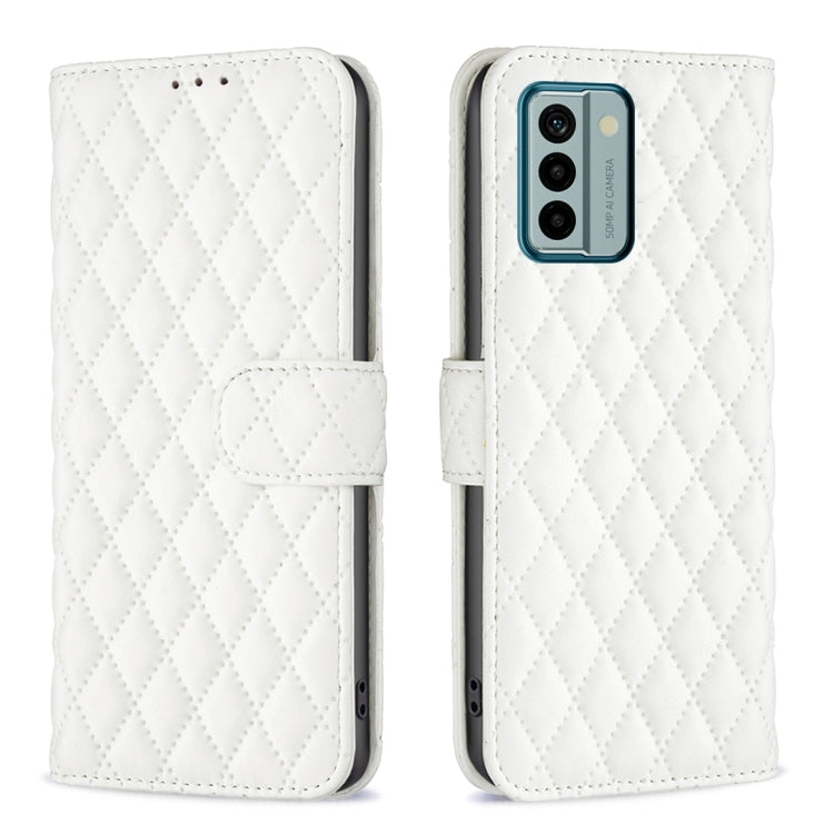 For Nokia G22 Diamond Lattice Wallet Leather Flip Phone Case