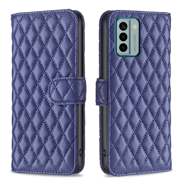 For Nokia G22 Diamond Lattice Wallet Leather Flip Phone Case