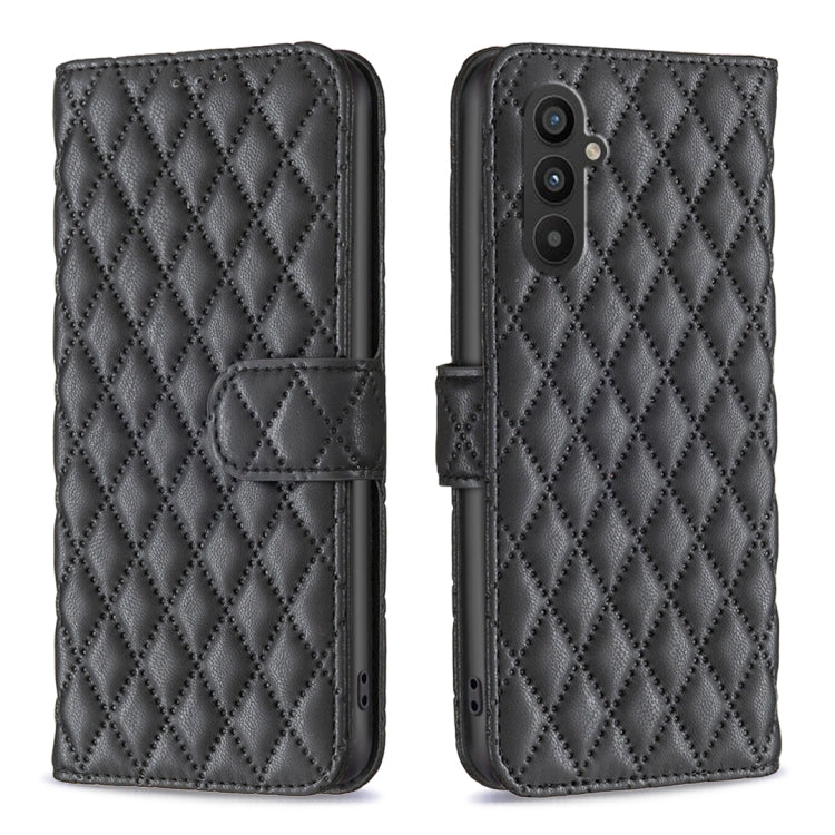 For Samsung Galaxy A24 4G Diamond Lattice Wallet Leather Flip Phone Case