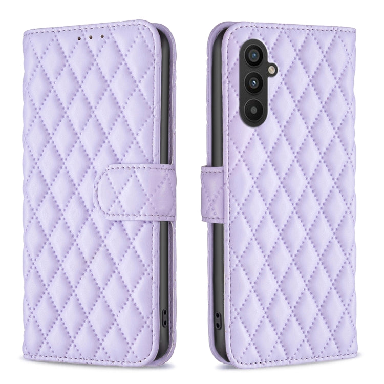 For Samsung Galaxy A24 4G Diamond Lattice Wallet Leather Flip Phone Case