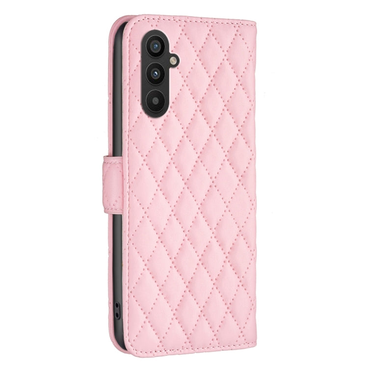 For Samsung Galaxy A24 4G Diamond Lattice Wallet Leather Flip Phone Case