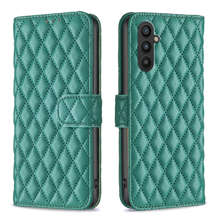 For Samsung Galaxy A24 4G Diamond Lattice Wallet Leather Flip Phone Case
