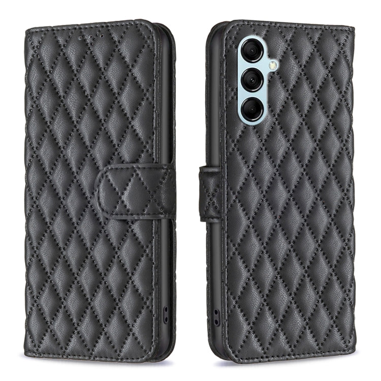 For Samsung Galaxy M14 5G Diamond Lattice Wallet Leather Flip Phone Case