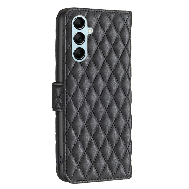 For Samsung Galaxy M14 5G Diamond Lattice Wallet Leather Flip Phone Case