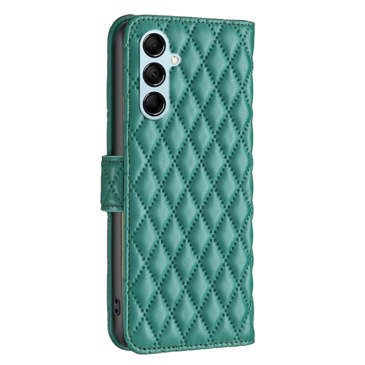 For Samsung Galaxy M14 5G Diamond Lattice Wallet Leather Flip Phone Case
