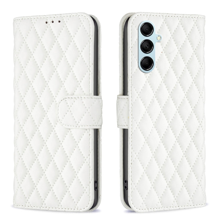 For Samsung Galaxy M14 5G Diamond Lattice Wallet Leather Flip Phone Case