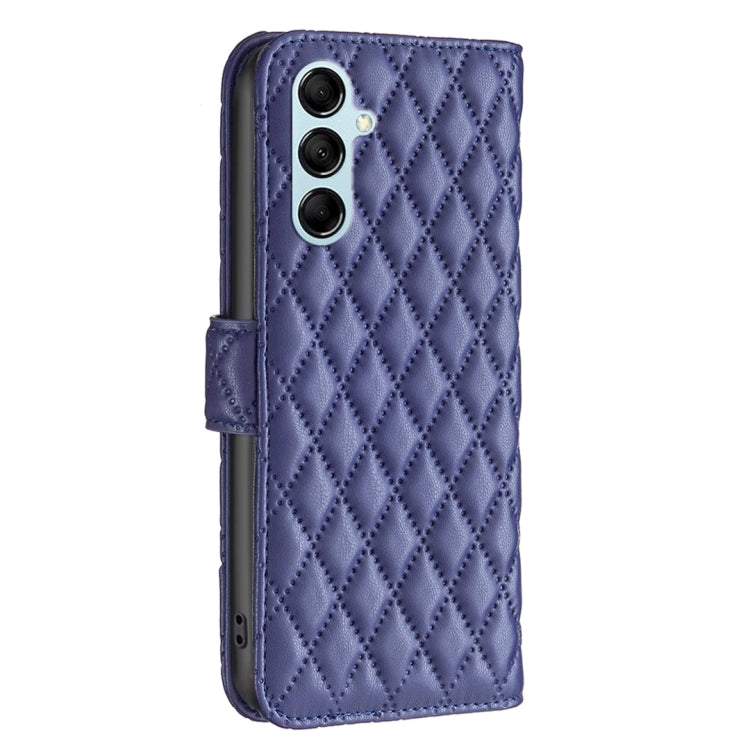 For Samsung Galaxy M14 5G Diamond Lattice Wallet Leather Flip Phone Case