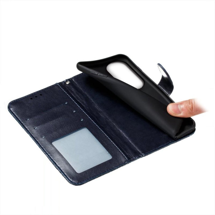 For Honor 80 Pro Lace Flower Embossing Flip Leather Phone Case