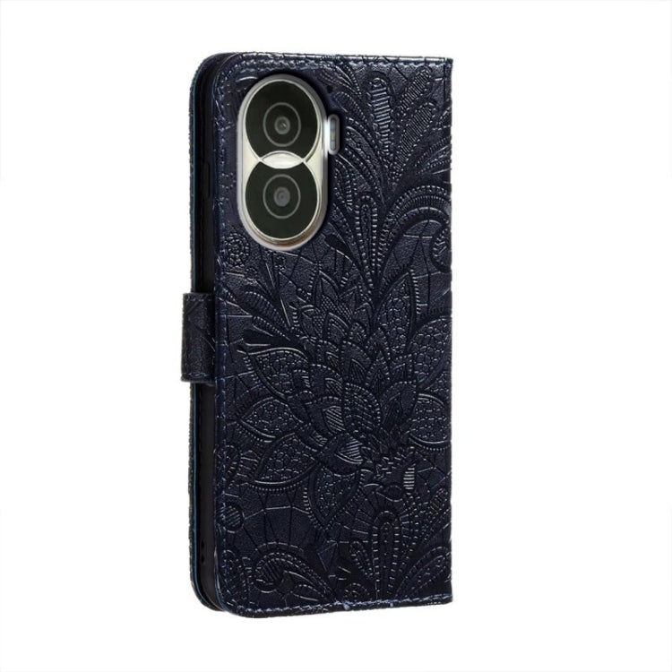 For Honor X40i Lace Flower Embossing Flip Leather Phone Case