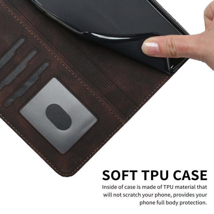 For Xiaomi Redmi 11A / 12C Cubic Skin Feel Flip Leather Phone Case